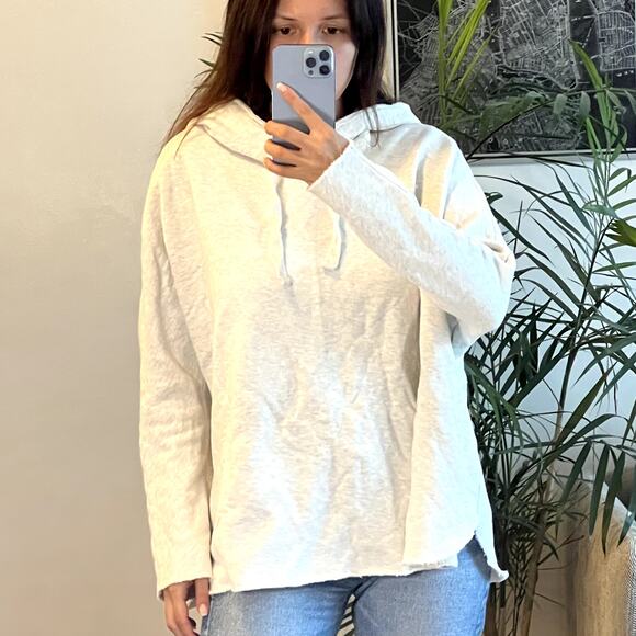 Frank & Eileen Oversized Easy Hoodie Grey Melange size S - Picture 1 of 7